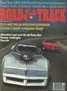 ROAD & TRACK 1978 SEPT - T/A vs. T/A, SCIROCCO Gti
